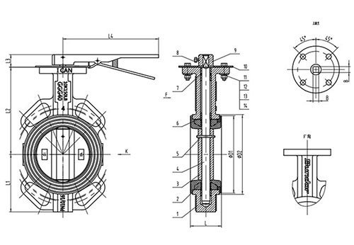 蝶閥技術參數(shù)