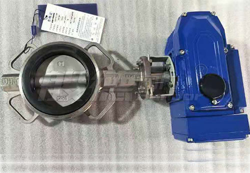 江蘇某公司采購般德不銹鋼對夾電動(dòng)蝶閥